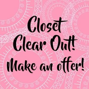 Closet Clea Out- Make an offer!